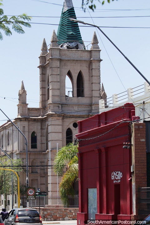 Church La Merced in La Rioja. (480x720px). Argentina, South America.