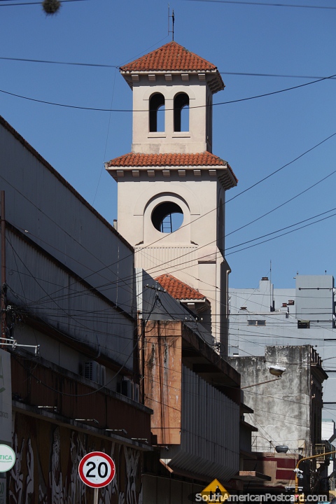 Maria Auxiliadora Church in Corrientes. (480x720px). Argentina, South America.