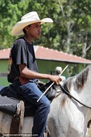 Horse riding culture of the people in the community of Maraba.