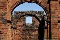 Jesuit ruins in the southernmost state of Rio Grande do Sul in Sao Miguel das Missoes.