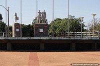 Battle of Tacuary Municipal Park in Carmen del Parana with monuments (battle fought 1811 between Paraguay and Argentina).