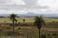 Fields and mountains around Quiindy.