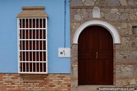 House facades on the street in Carora.