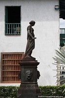 Venezuela Photo - Bronze sculpture in the area of Plaza El Aguila in Puerto Cabello.