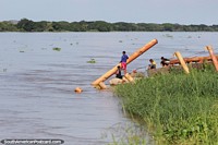 Boys beside the great Apure River in San Fernando de Apure.